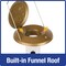 Natures Way Nature's Way Deluxe Wild Bird and Finch 1.5 qt Metal/Plastic Funnel Flip-Top Tube Bird Feeder 6 port NMFFB-19 - alternate 3